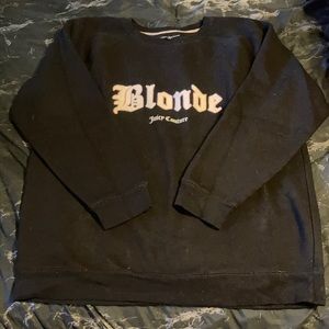 Women’s medium/large - “blonde x juicy “crew neck In new condition